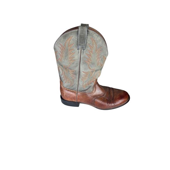 Ariat Heritage Roughstock Leather Western‎ Boots Men\'s Rodeo Boot 11D Brown main image 8
